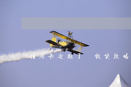 信用卡逾期了 能贷款吗 信用卡逾期了 能贷款吗